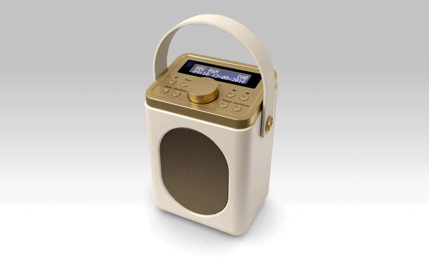 swan retro dab bluetooth radio