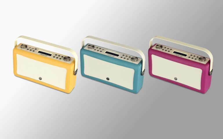 Radio Vintage VQ Hepburn MK II - DAB+/DAB, FM, Bluetooth, Réveil - Design Rétro Crème - Port USB Charge, AUX - Alimentation Secteur Ou Piles